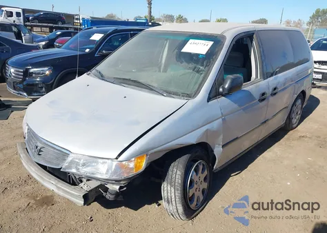 2001 Honda Odyssey Lx from USA, damaged, VIN 2HKRL18511H591528
